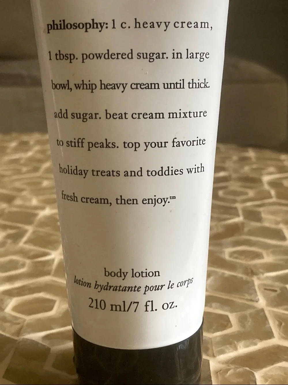 NEW!  Philosophy Fresh Cream Body Lotion (7 fl oz)